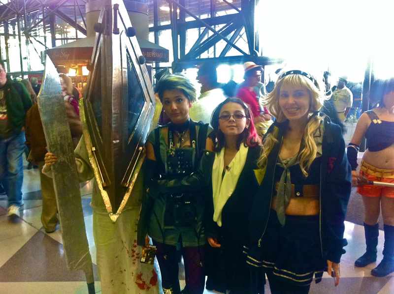 Illustration for article titled New York Comic-Con 2011 Day Four Cosplay with Dead Space Kid and Super Friends